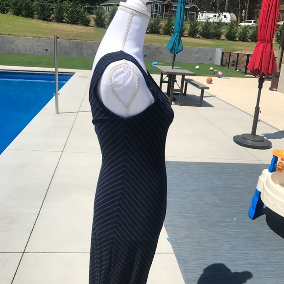 Merona Striped Maxi Dress - Picture 3 of 5